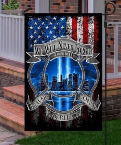 911 flag, the 911 attacks, never forget 911, flag for firefighter, firefighter logo lnt245f 6041