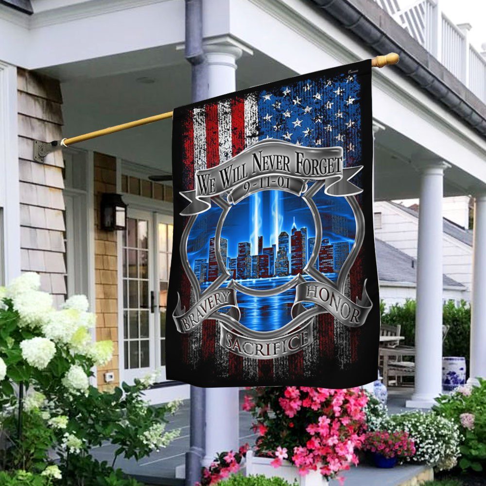 9/11 Flag, The 9/11 Attacks, Never Forget 911, Flag For Firefighter, Firefighter Logo LNT245F
