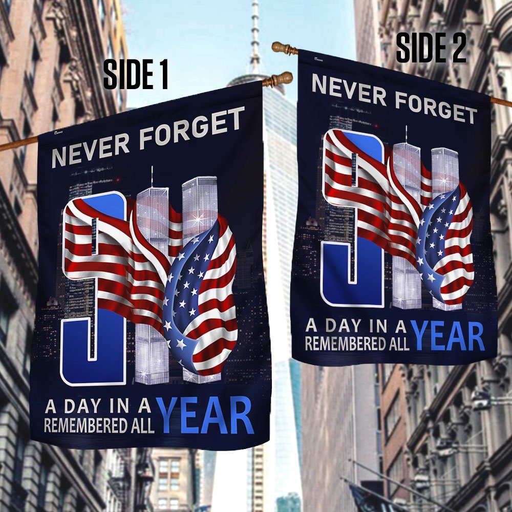 911 Flag A Day In A Year Remembered All Year ANL105F - Image 3