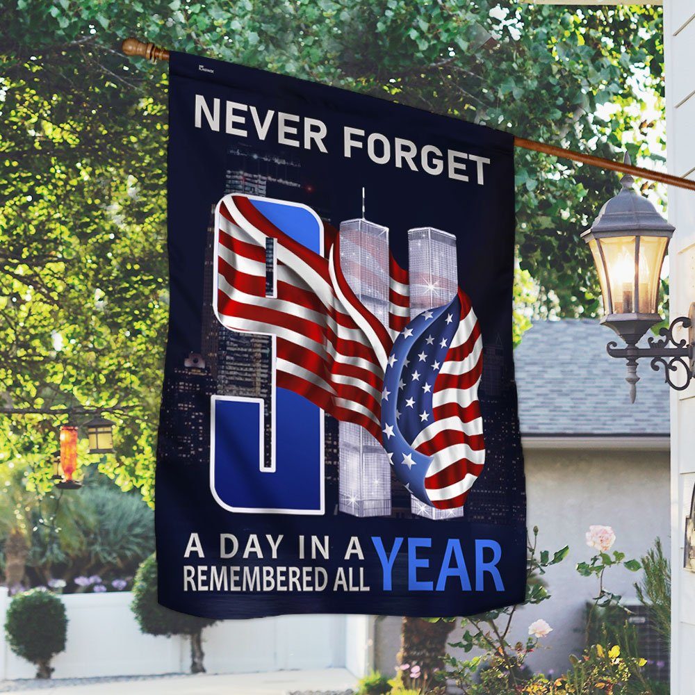 911 Flag A Day In A Year Remembered All Year ANL105F - Image 2