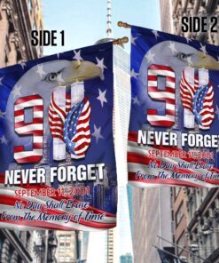 911 flag american eagle. patriot day thh3308f 1651