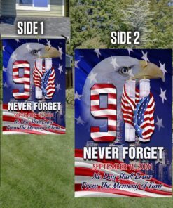 911 flag american eagle. patriot day thh3308f 6944