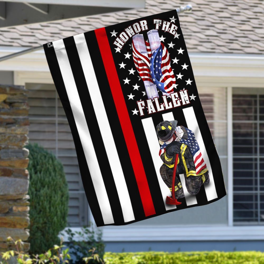 911 Flag Firefighter Honor The Fallen Patriot Day Flag TRN1246F