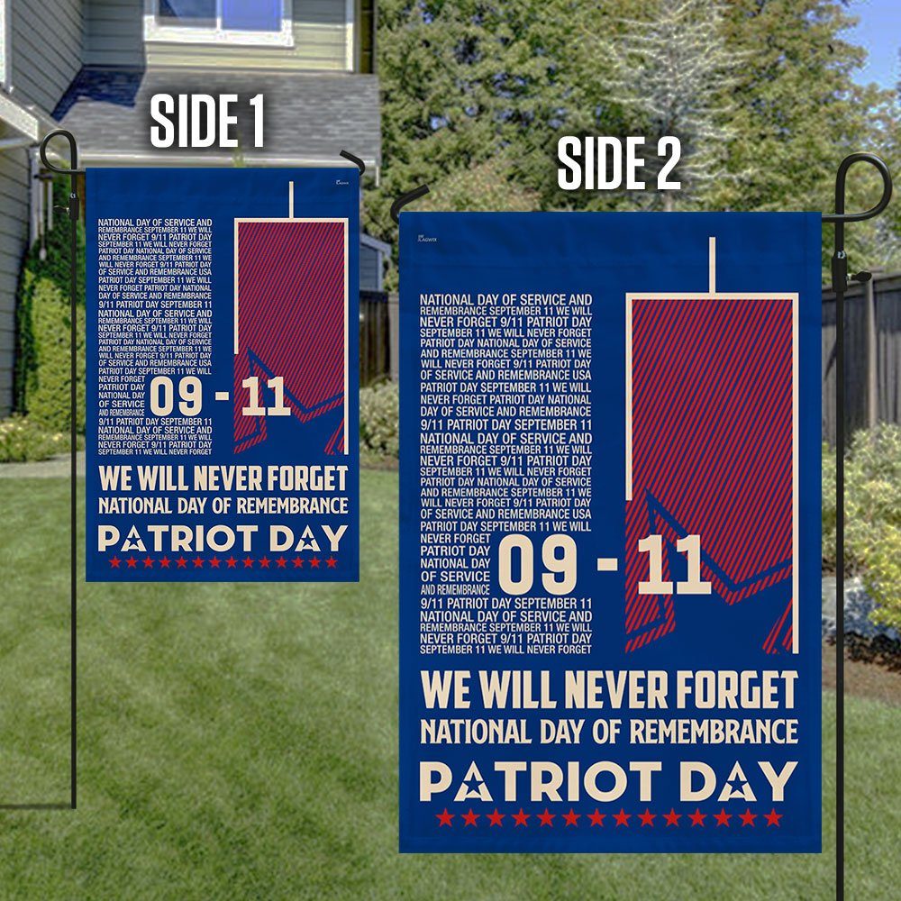 911 Flag National Day Of Remembrance We Will Never Forget September 11 Patriot Day 9.11 MBH126F - Image 6