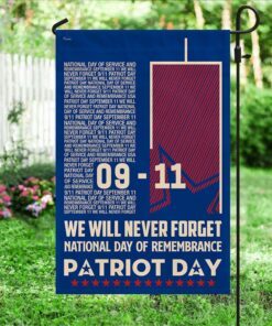 911 flag national day of remembrance we will never forget september 11 patriot day 9.11 mbh126f 3173
