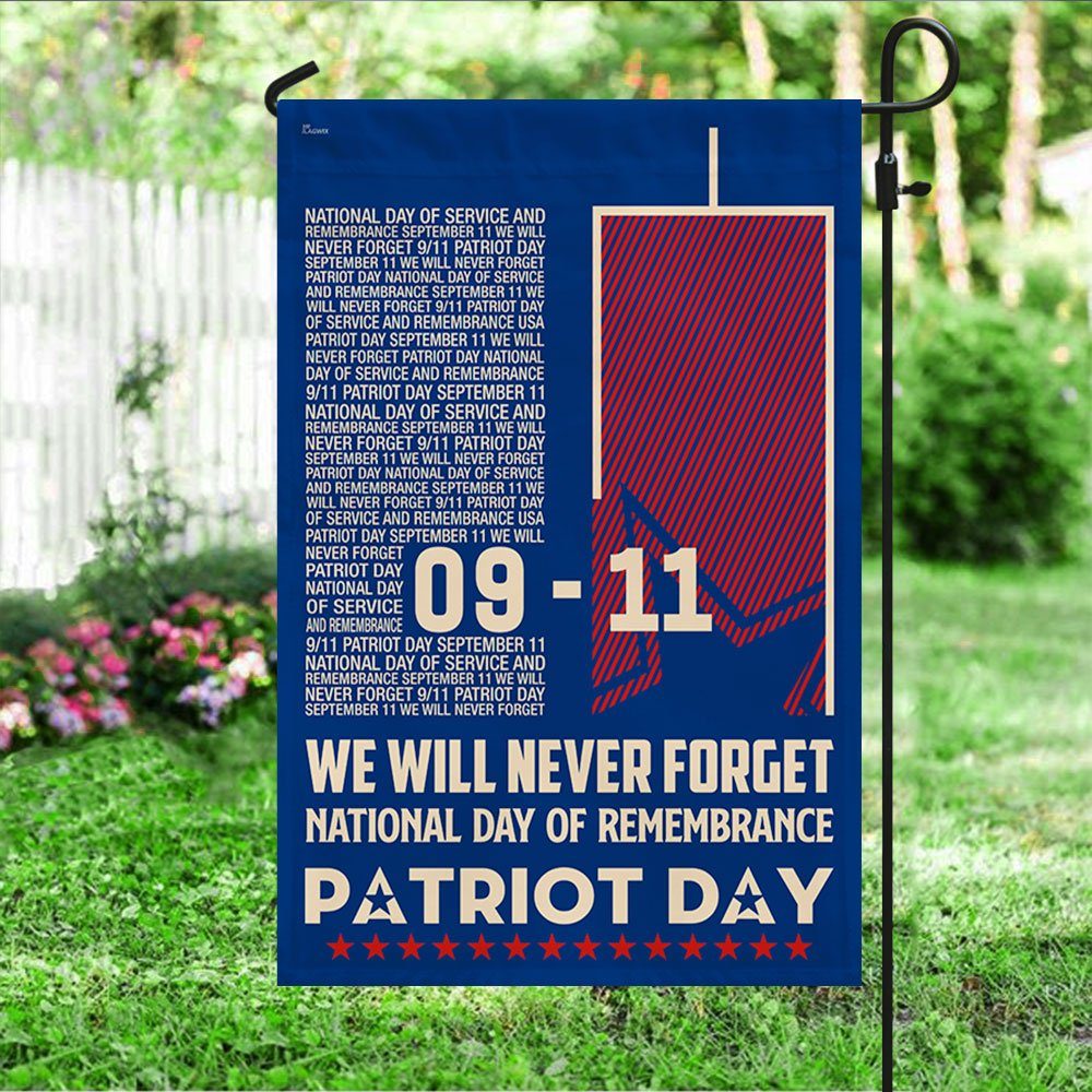 911 Flag National Day Of Remembrance We Will Never Forget September 11 Patriot Day 9.11 MBH126F - Image 4