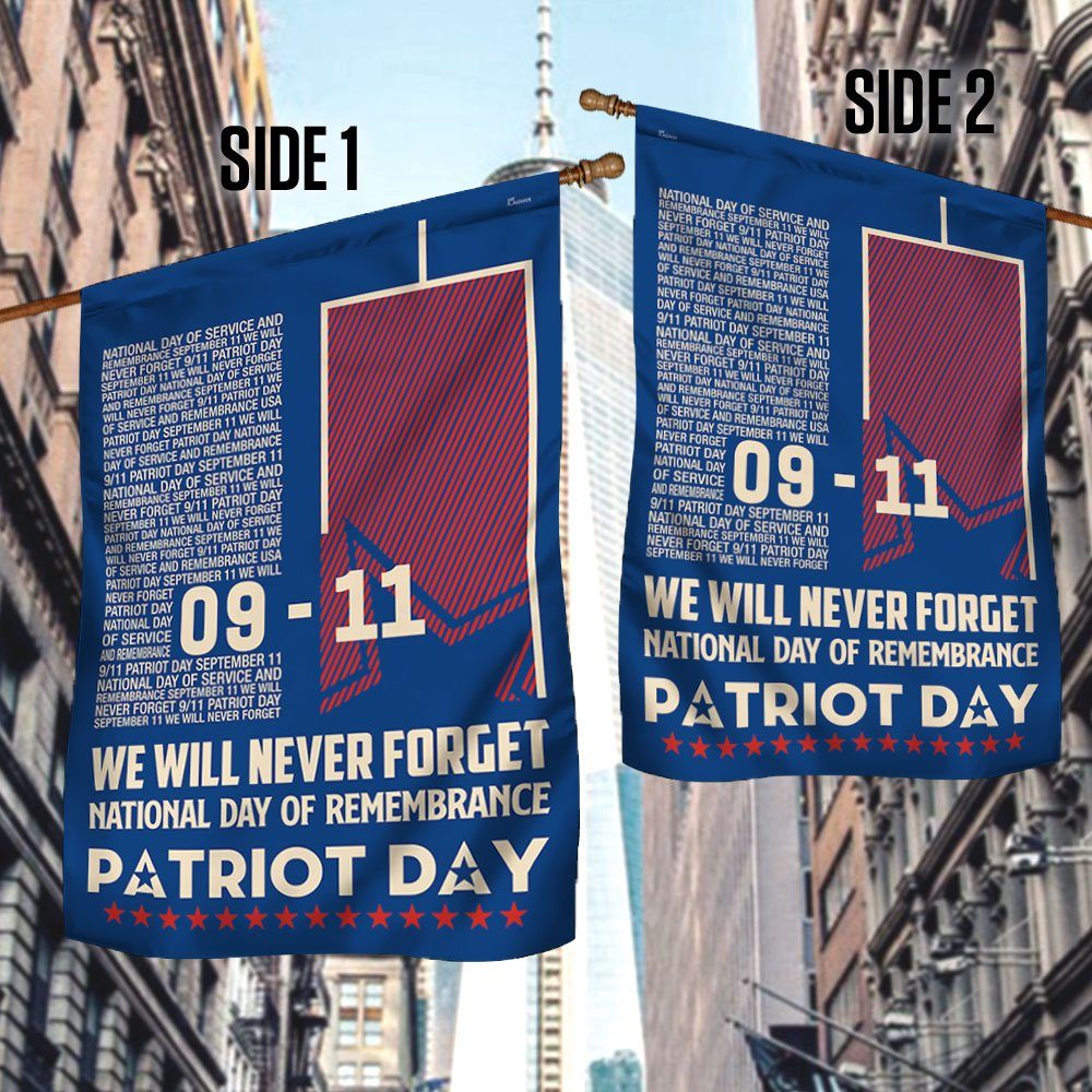 911 Flag National Day Of Remembrance We Will Never Forget September 11 Patriot Day 9.11 MBH126F - Image 3