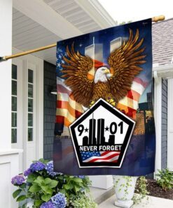 911 Flag Never Forget 911 Partiot Day BNN368F