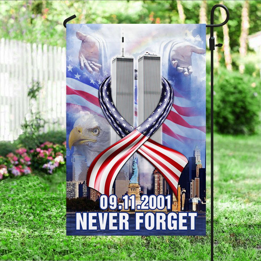 911 Flag Never Forget September 11 American Patriotic Flag THH3249Fv1 - Image 4