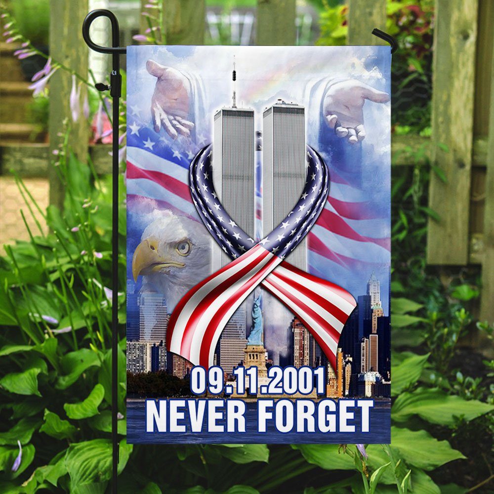 911 Flag Never Forget September 11 American Patriotic Flag THH3249Fv1 - Image 5