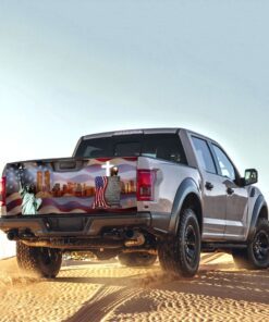 911 flag the heart never forgets the memories within patriot day 9.11 truck tailgate decal sticker wrap mbh65f 8382