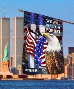 911 Flag We Will Never Forget LNT414F