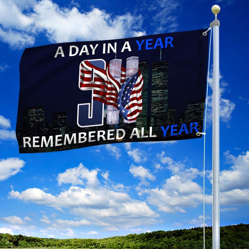 911 Grommet Flag A Day In A Year Remembered All Year BNL105GF - Image 2