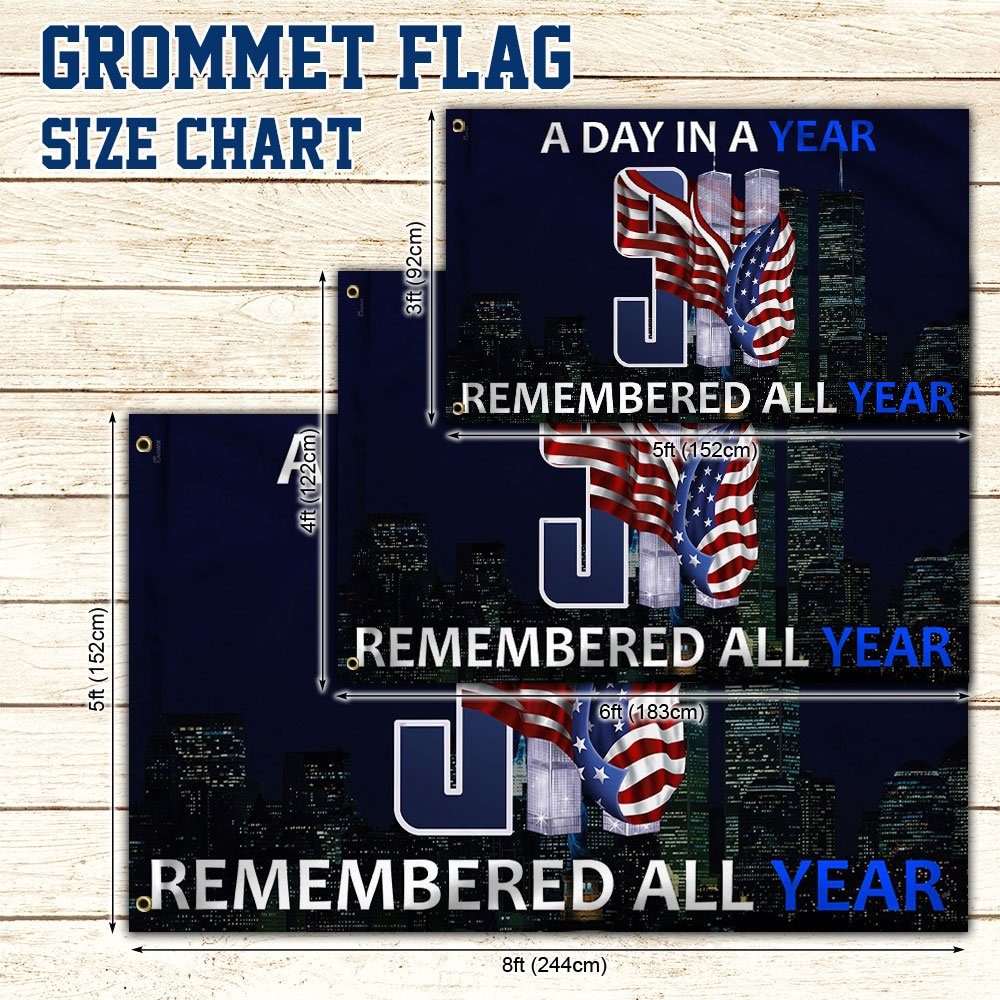 911 Grommet Flag A Day In A Year Remembered All Year BNL105GF - Image 5