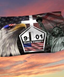 911 Grommet Flag The Pentagon Never Forget BNT214GF