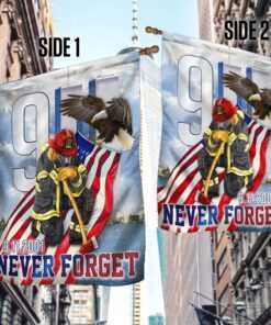 911 memorial september 11th never forget flag mln320f 4144