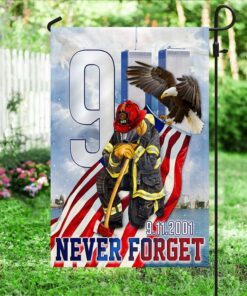 911 memorial september 11th never forget flag mln320f 8536