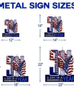 911 metal sign a day in a year remembered all year anl193ms 7219