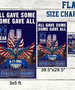 911 never forget patriot day september 11th all gave some some gave all flag mln356f 3953