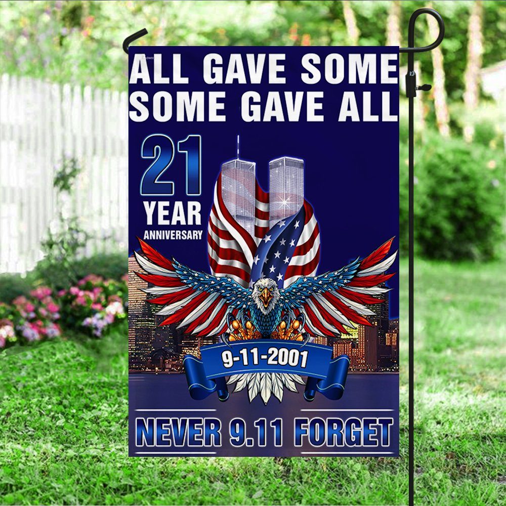 911 Never Forget Patriot Day September 11th All Gave Some Some Gave All Flag MLN356F - Image 4