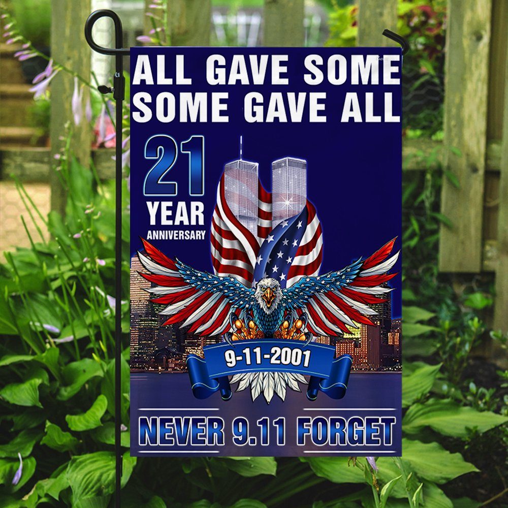 911 Never Forget Patriot Day September 11th All Gave Some Some Gave All Flag MLN356F - Image 5