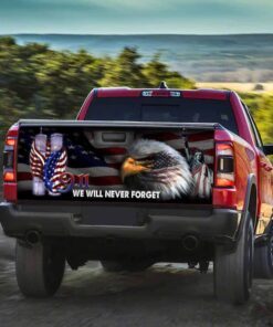 911 never forget truck tailgate decal sticker wrap pn334td 1030