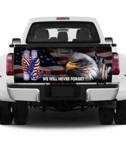 911 never forget truck tailgate decal sticker wrap pn334td 5320