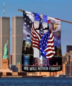 911 patriot day flag 911 never forget tqn342f 7753