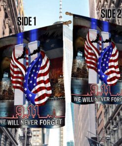 911 patriot day flag 911 never forget tqn342fv1 7365