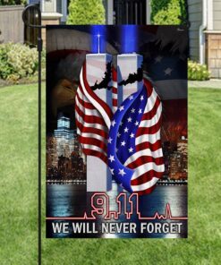 911 patriot day flag 911 never forget tqn342fv1 8256