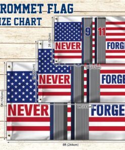 911 patriot day grommet flag september 11 attacks never forget 911 tqn271gf 7249