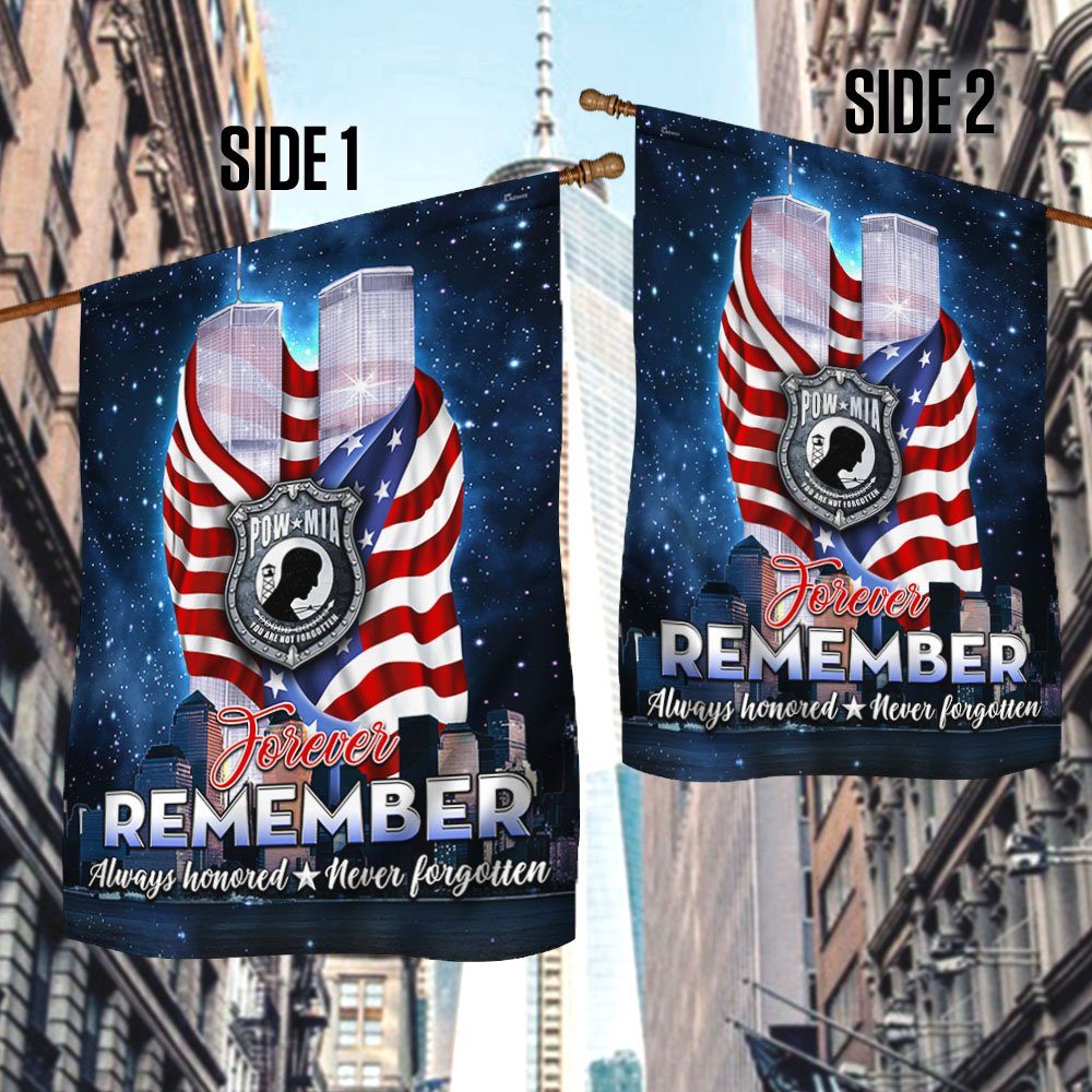 911 Patriot Day POW/MIA Flag September 11 Attacks Never Forget 9/11  TQN329F - Image 3