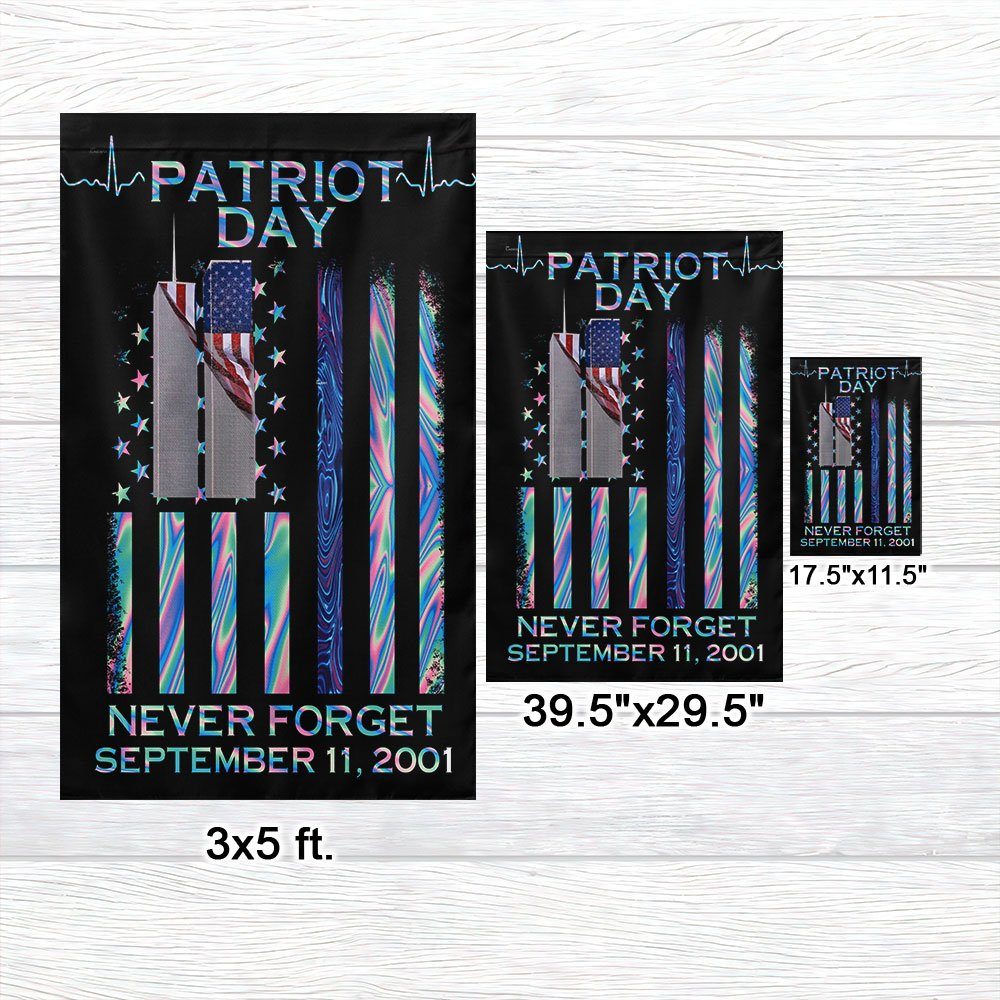 911 Patriot Day September 11 Never Forget Flag MLN1558F - Image 7