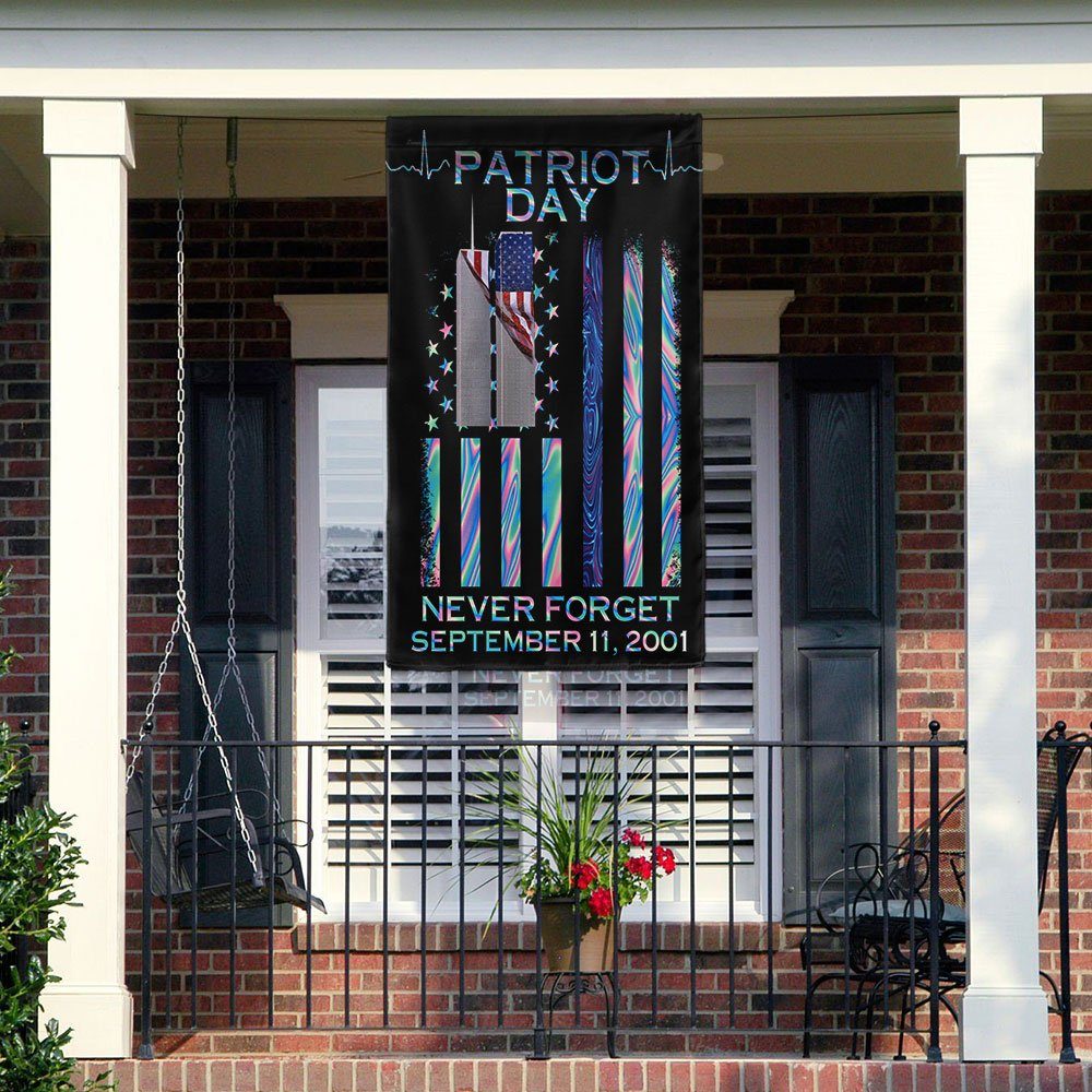 911 Patriot Day September 11 Never Forget Flag MLN1558F - Image 6