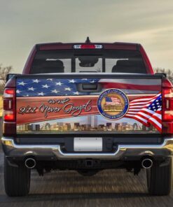 911 Truck Tailgate Decal Sticker Wrap - In Memory Of  NTB180TD