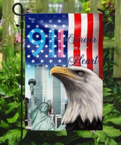 9 11 never forget eagle flagwix™ forever in our heart 911 american flag 1492