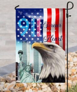 9 11 never forget eagle flagwix™ forever in our heart 911 american flag 5641