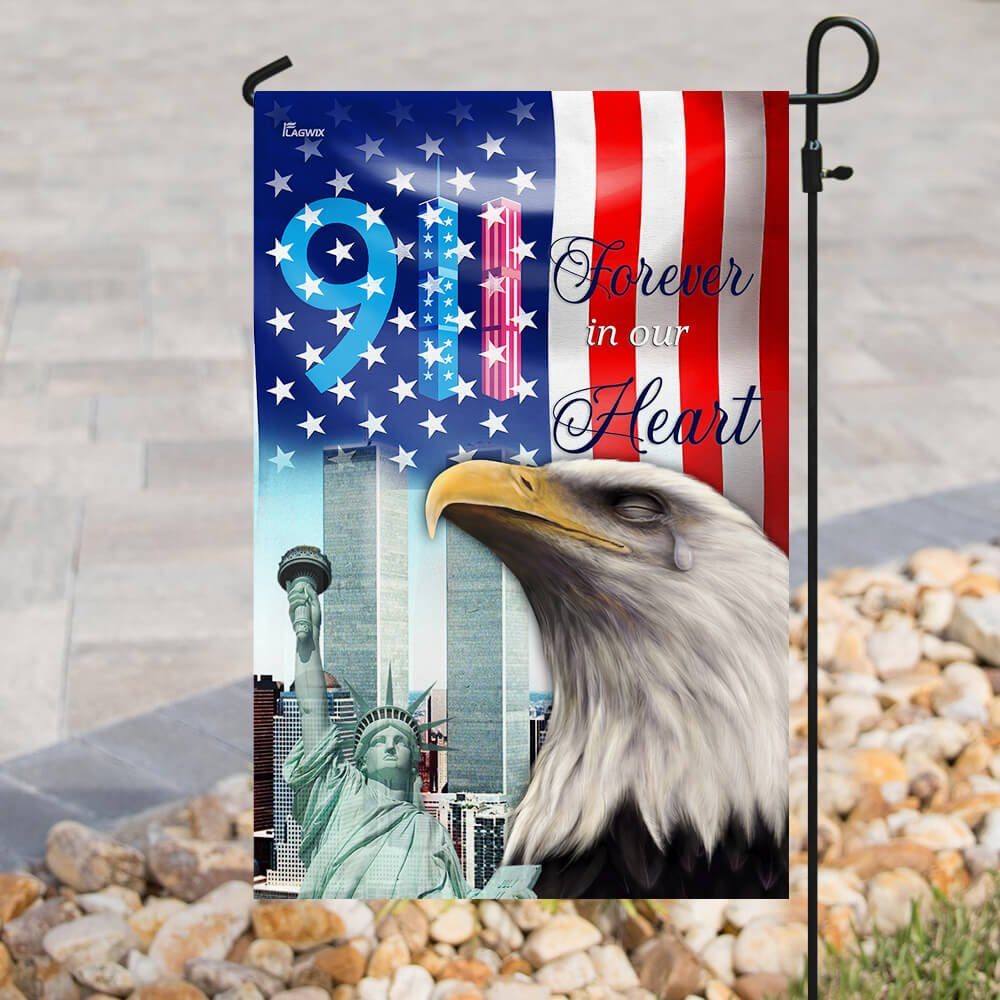 9 11 Never Forget Eagle Flagwix™ Forever In Our Heart 911 American Flag - Image 8