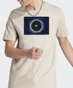 Black Hole Change A F Branco Design T Shirt