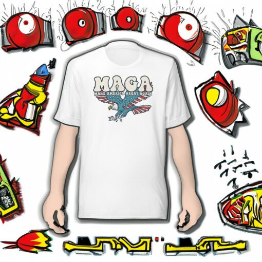 MAGA Make America Great Again Distressed t-shirt