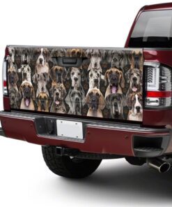 a bunch of great danes truck tailgate decal mbh215td 5231