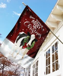 a little mooey christmas flag 6477