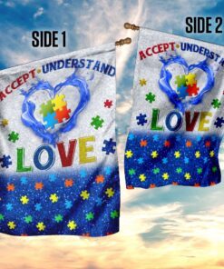 accept, understand, love autism flag 1091