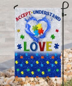 accept, understand, love autism flag 2623