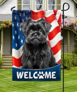 affenpinscher dog 4th of july american flag tqn1226fv4 1914