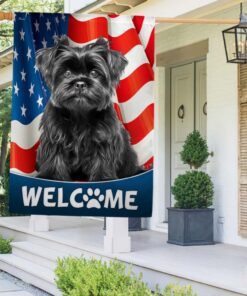 Affenpinscher Dog 4th Of July American Flag TQN1226Fv4