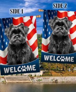 affenpinscher dog 4th of july american flag tqn1226fv4 5241
