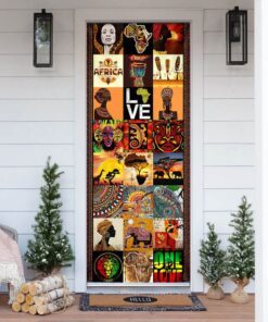 African Culture Door Cover