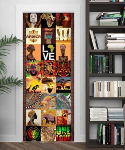 african culture door cover 6959