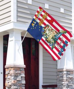 alaska. home sweet home flag 6504